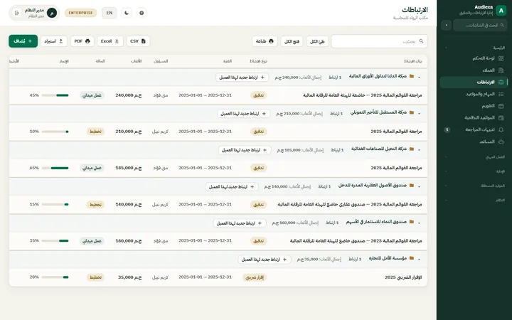 Audiexa: الارتباطات