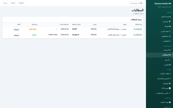 المطالبات
