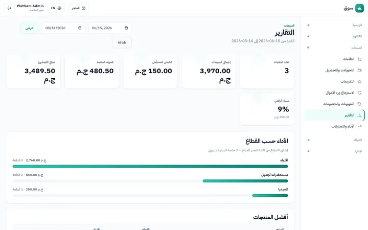 التقارير
